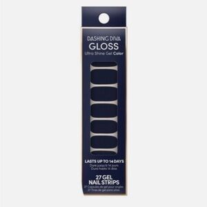 Dashing Diva Gloss Ultra Shine Gel Nail Strips - Silver